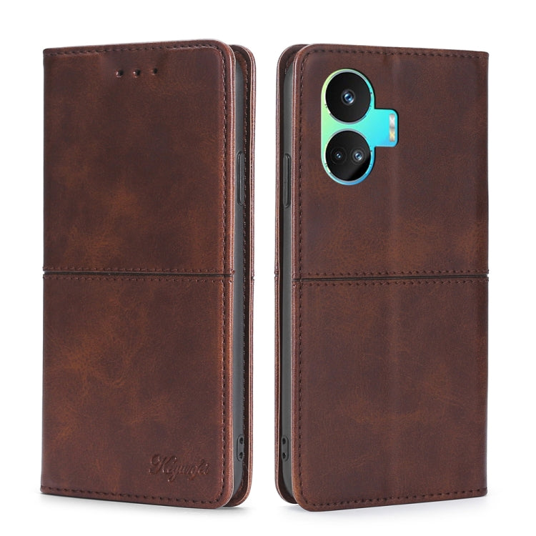 Cow Texture Magnetic Leather Phone Case, For Realme 12+ 5G, For Realme 12 Pro 5G, For Realme GT5 Pro 5G, For Realme 11 5G, For Realme 11 Pro / 11 Pro+ 5G, For Realme C65 4G, For Realme GT Neo5 SE