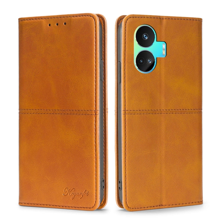 Cow Texture Magnetic Leather Phone Case, For Realme 12+ 5G, For Realme 12 Pro 5G, For Realme GT5 Pro 5G, For Realme 11 5G, For Realme 11 Pro / 11 Pro+ 5G, For Realme C65 4G, For Realme GT Neo5 SE