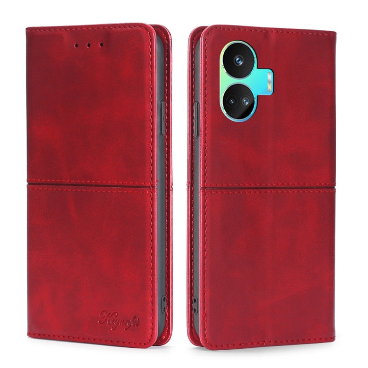Cow Texture Magnetic Leather Phone Case, For Realme 12+ 5G, For Realme 12 Pro 5G, For Realme GT5 Pro 5G, For Realme 11 5G, For Realme 11 Pro / 11 Pro+ 5G, For Realme C65 4G, For Realme GT Neo5 SE
