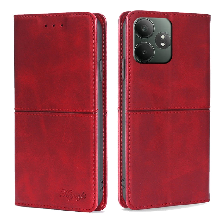 Cow Texture Magnetic Leather Phone Case, For Realme 15T 5G Global, For Realme C71 4G, For Realme GT 7 Global, For Realme 14 5G Global, For Realme P3 Ultra 5G, For Realme P3 Pro 5G Global, For Realme C61 4G, For Realme GT Neo6 SE, For Realme 12 5G