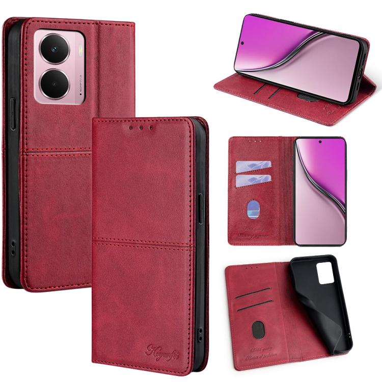 Cow Texture Magnetic Leather Phone Case, For Realme 15T 5G Global, For Realme C71 4G, For Realme GT 7 Global, For Realme 14 5G Global, For Realme P3 Ultra 5G, For Realme P3 Pro 5G Global, For Realme C61 4G, For Realme GT Neo6 SE, For Realme 12 5G