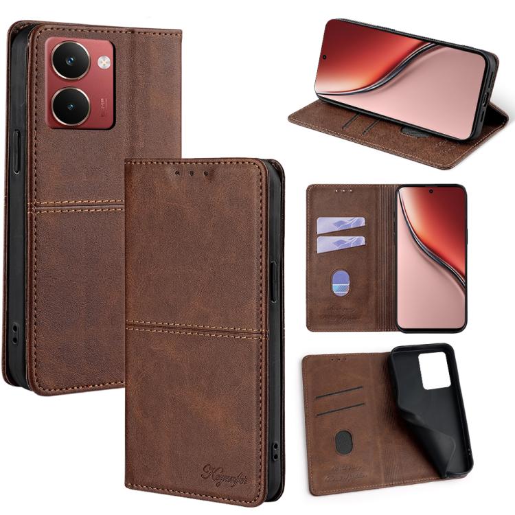 Cow Texture Magnetic Leather Phone Case, For Realme 15T 5G Global, For Realme C71 4G, For Realme GT 7 Global, For Realme 14 5G Global, For Realme P3 Ultra 5G, For Realme P3 Pro 5G Global, For Realme C61 4G, For Realme GT Neo6 SE, For Realme 12 5G