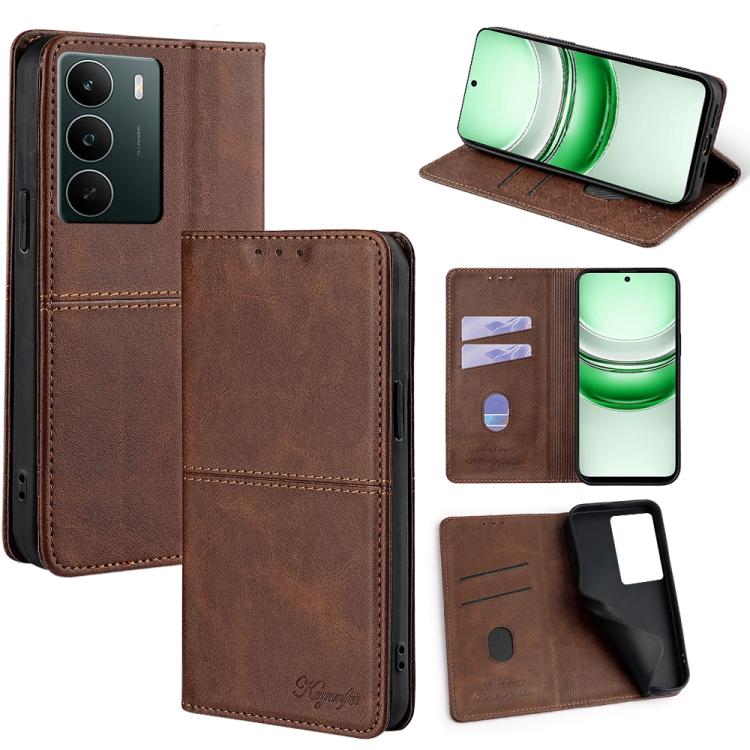 Cow Texture Magnetic Leather Phone Case, For Realme 15T 5G Global, For Realme C71 4G, For Realme GT 7 Global, For Realme 14 5G Global, For Realme P3 Ultra 5G, For Realme P3 Pro 5G Global, For Realme C61 4G, For Realme GT Neo6 SE, For Realme 12 5G