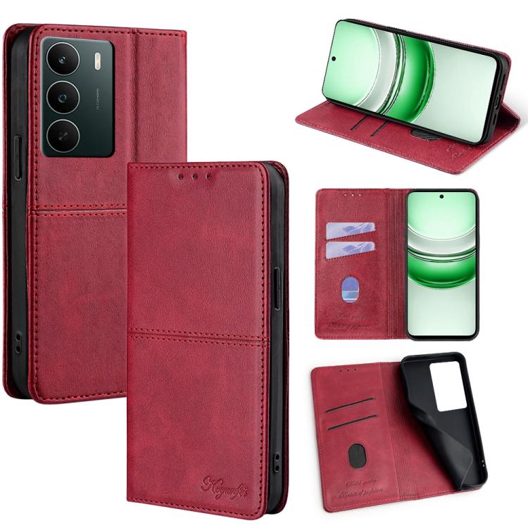 Cow Texture Magnetic Leather Phone Case, For Realme 15T 5G Global, For Realme C71 4G, For Realme GT 7 Global, For Realme 14 5G Global, For Realme P3 Ultra 5G, For Realme P3 Pro 5G Global, For Realme C61 4G, For Realme GT Neo6 SE, For Realme 12 5G