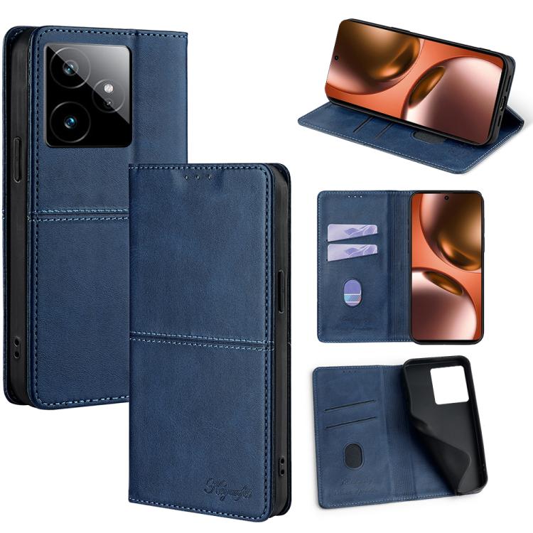 Cow Texture Magnetic Leather Phone Case, For Realme 15T 5G Global, For Realme C71 4G, For Realme GT 7 Global, For Realme 14 5G Global, For Realme P3 Ultra 5G, For Realme P3 Pro 5G Global, For Realme C61 4G, For Realme GT Neo6 SE, For Realme 12 5G