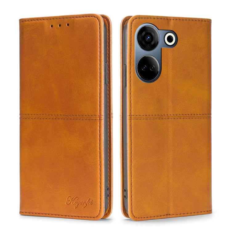 Cow Texture Magnetic Leather Phone Case, For Tecno Camon 20 Premier 5G, For Tecno Camon 20 Pro 5G, For Tecno Camon 20 Pro 4G