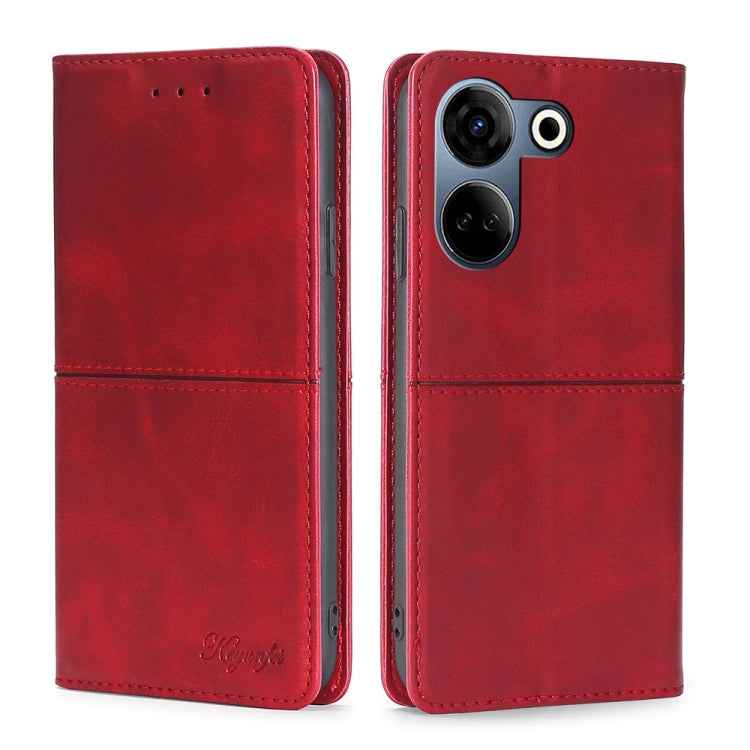 Cow Texture Magnetic Leather Phone Case, For Tecno Camon 20 Premier 5G, For Tecno Camon 20 Pro 5G, For Tecno Camon 20 Pro 4G