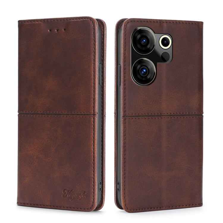 Cow Texture Magnetic Leather Phone Case, For Tecno Camon 20 Premier 5G, For Tecno Camon 20 Pro 5G, For Tecno Camon 20 Pro 4G