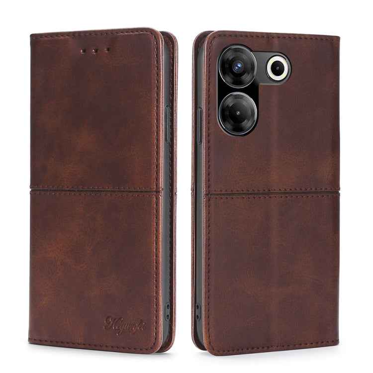 Cow Texture Magnetic Leather Phone Case, For Tecno Camon 20 Premier 5G, For Tecno Camon 20 Pro 5G, For Tecno Camon 20 Pro 4G