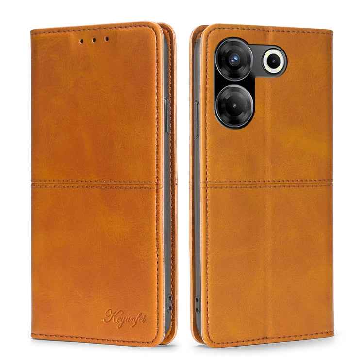 Cow Texture Magnetic Leather Phone Case, For Tecno Camon 20 Premier 5G, For Tecno Camon 20 Pro 5G, For Tecno Camon 20 Pro 4G