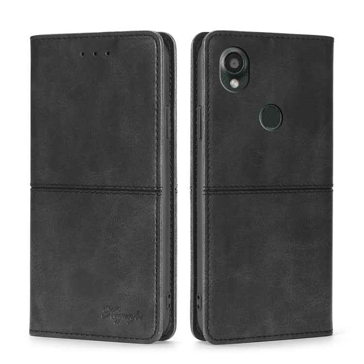 Cow Texture Magnetic Leather Phone Case, For Kyocera Basio Active3, For Kyocera Digno SX4 5G, For Kyocera Digno SX3-KYG02