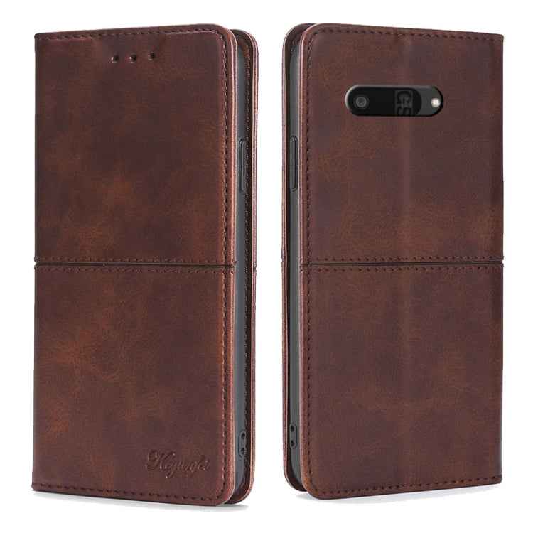 Cow Texture Magnetic Leather Phone Case, For Kyocera Basio Active3, For Kyocera Digno SX4 5G, For Kyocera Digno SX3-KYG02
