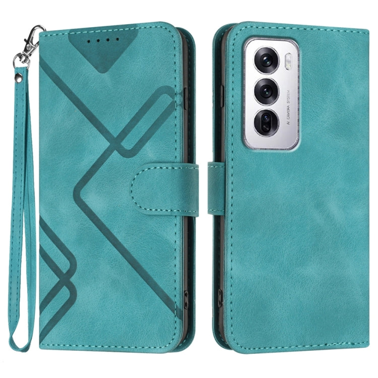 Line Pattern Skin Feel Leather Phone Case, For OPPO K13 5G, For OPPO Find X8s+, For OPPO Find X8s, For OPPO Find X8 Ultra, For OPPO A5 Pro 5G, For OPPO Reno13 F 4G / 5G, For OPPO Find X8, For OPPO Reno12 Global