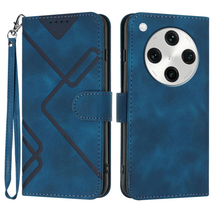 Line Pattern Skin Feel Leather Phone Case, For OPPO A60, For OPPO Reno11 F / F25 Pro, For OPPO A38 / A18, For OPPO Find X8 Pro, For OPPO A78 5G / A1x, For OPPO Reno8 T 4G, For OPPO Find X6 Pro, For OPPO Find X6