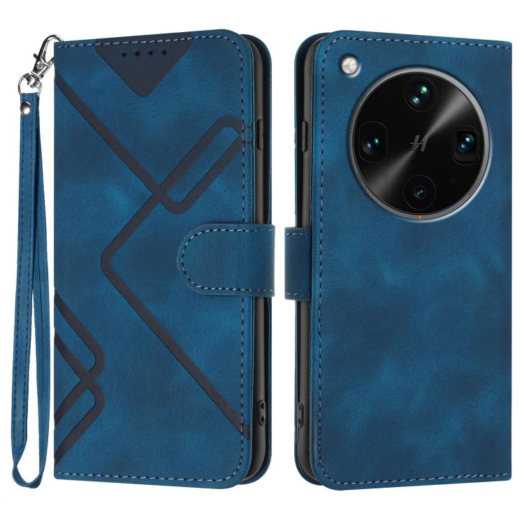 Line Pattern Skin Feel Leather Phone Case, For OPPO K13 5G, For OPPO Find X8s+, For OPPO Find X8s, For OPPO Find X8 Ultra, For OPPO A5 Pro 5G, For OPPO Reno13 F 4G / 5G, For OPPO Find X8, For OPPO Reno12 Global