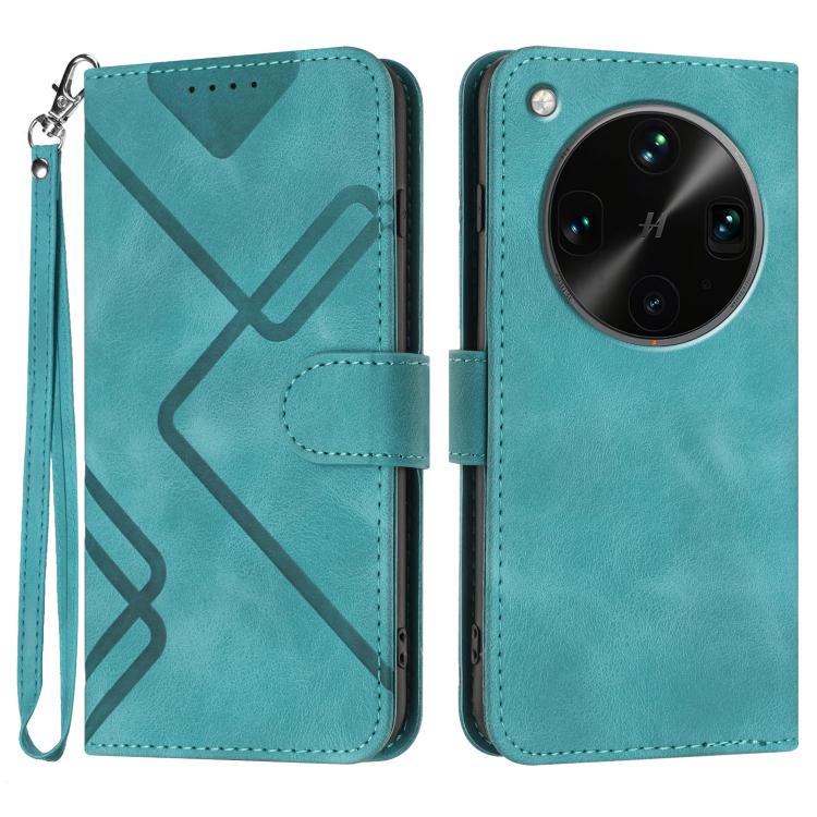 Line Pattern Skin Feel Leather Phone Case, For OPPO K13 5G, For OPPO Find X8s+, For OPPO Find X8s, For OPPO Find X8 Ultra, For OPPO A5 Pro 5G, For OPPO Reno13 F 4G / 5G, For OPPO Find X8, For OPPO Reno12 Global