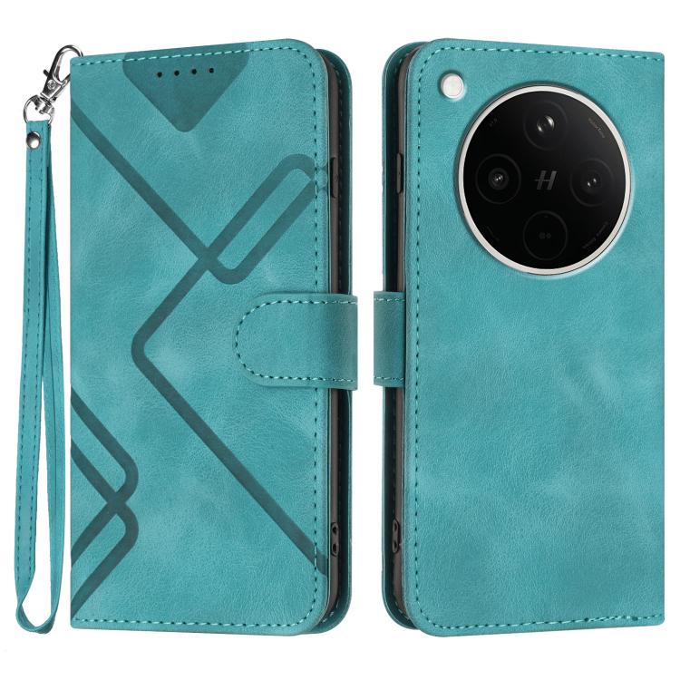 Line Pattern Skin Feel Leather Phone Case, For OPPO K13 5G, For OPPO Find X8s+, For OPPO Find X8s, For OPPO Find X8 Ultra, For OPPO A5 Pro 5G, For OPPO Reno13 F 4G / 5G, For OPPO Find X8, For OPPO Reno12 Global