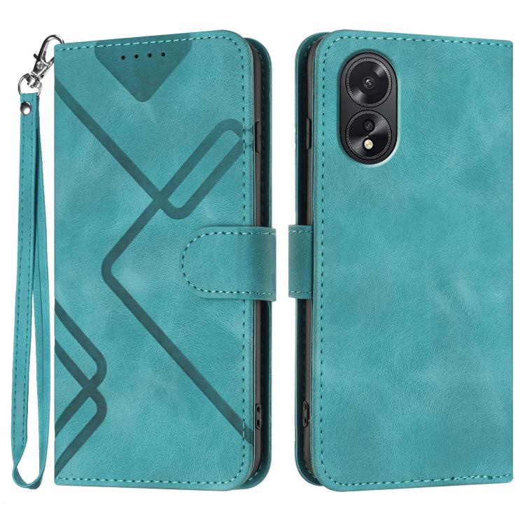 Line Pattern Skin Feel Leather Phone Case, For OPPO A60, For OPPO Reno11 F / F25 Pro, For OPPO A38 / A18, For OPPO Find X8 Pro, For OPPO A78 5G / A1x, For OPPO Reno8 T 4G, For OPPO Find X6 Pro, For OPPO Find X6