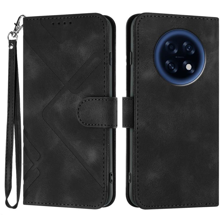 Line Pattern Skin Feel Leather Phone Case, For OPPO Reno15 Pro Max 5G Global, For OPPO Reno15 F 5G Global, For OPPO Reno15 Pro 5G Global, For OPPO Reno15 5G Global, For OPPO Find X9, For OPPO A6 Pro 4G / 5G Global / F31 5G, For OPPO F31 Pro+ 5G / A6 GT...
