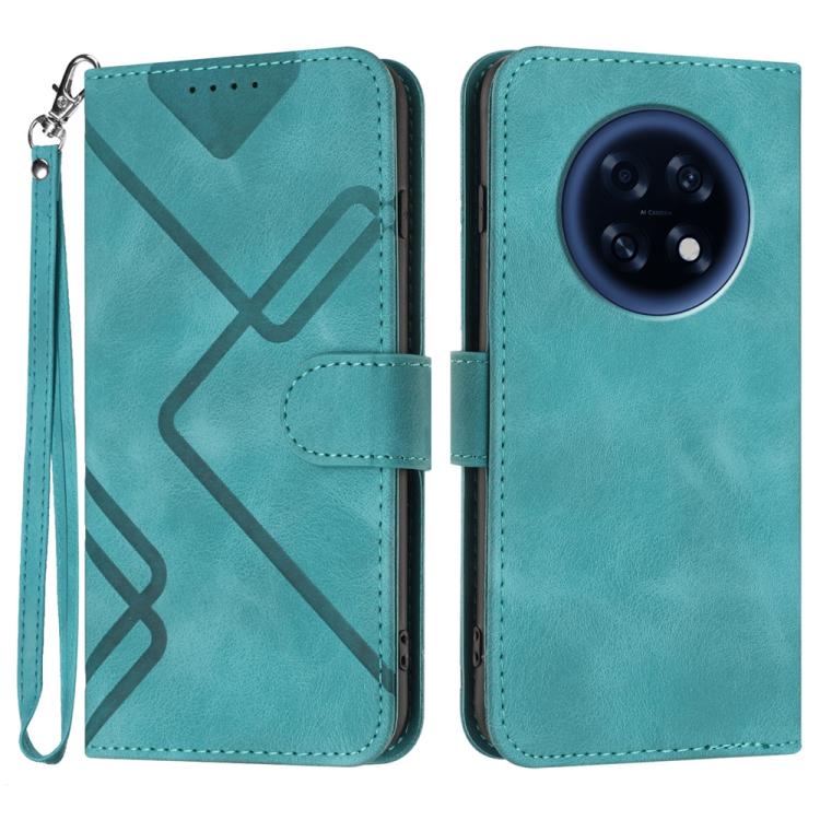 Line Pattern Skin Feel Leather Phone Case, For OPPO Reno15 Pro Max 5G Global, For OPPO Reno15 F 5G Global, For OPPO Reno15 Pro 5G Global, For OPPO Reno15 5G Global, For OPPO Find X9, For OPPO A6 Pro 4G / 5G Global / F31 5G, For OPPO F31 Pro+ 5G / A6 GT...