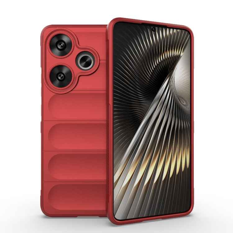 Magic Shield TPU + Flannel Phone Case, For Xiaomi Redmi Turbo 3 5G, For Xiaomi Redmi A3 4G Global, For Xiaomi Redmi Note 13 Pro 4G Global, For Xiaomi Redmi Note 13 4G Global