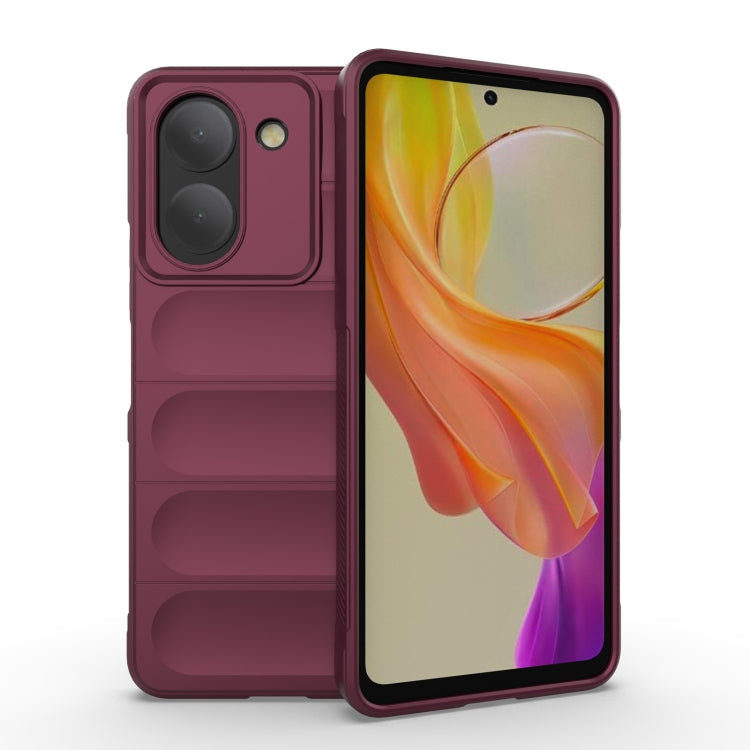 Magic Shield TPU + Flannel Phone Case, For vivo iQOO 12 5G, For vivo V29e 4G Global, For vivo Y36 4G, For vivo S17 Pro