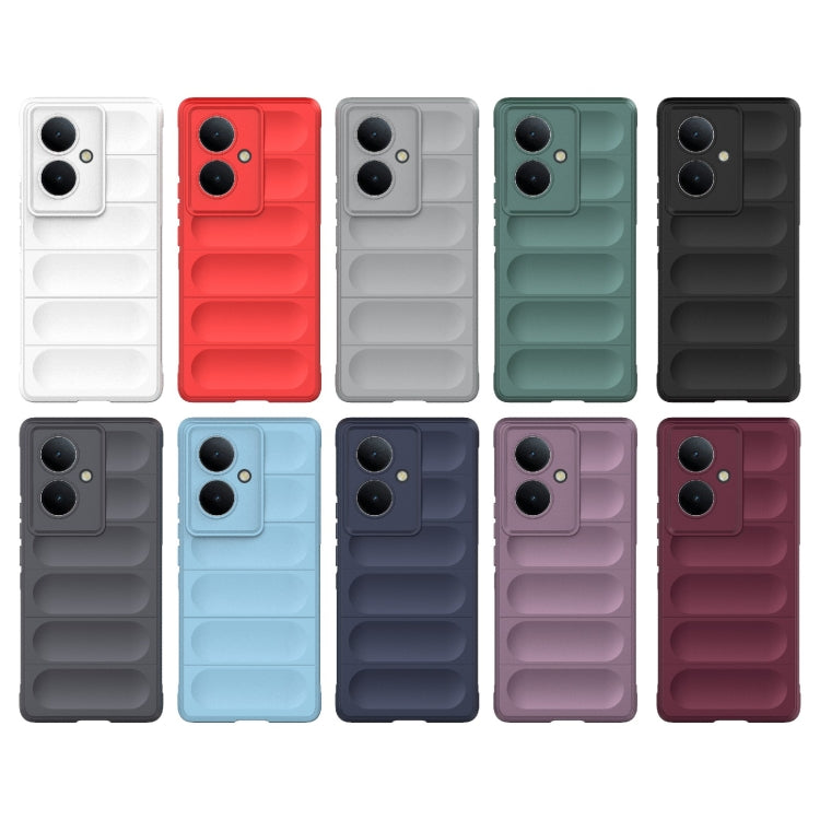 Magic Shield TPU + Flannel Phone Case, For vivo Y78+ Global, For vivo iQOO Z7x, For vivo Y27 4G Global