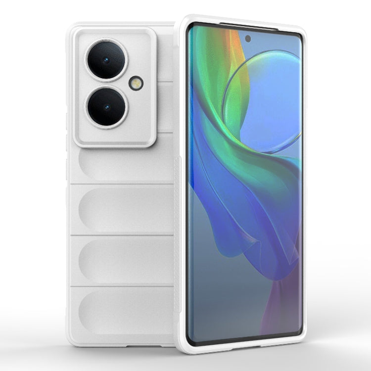 Magic Shield TPU + Flannel Phone Case, For vivo Y78+ Global, For vivo iQOO Z7x, For vivo Y27 4G Global