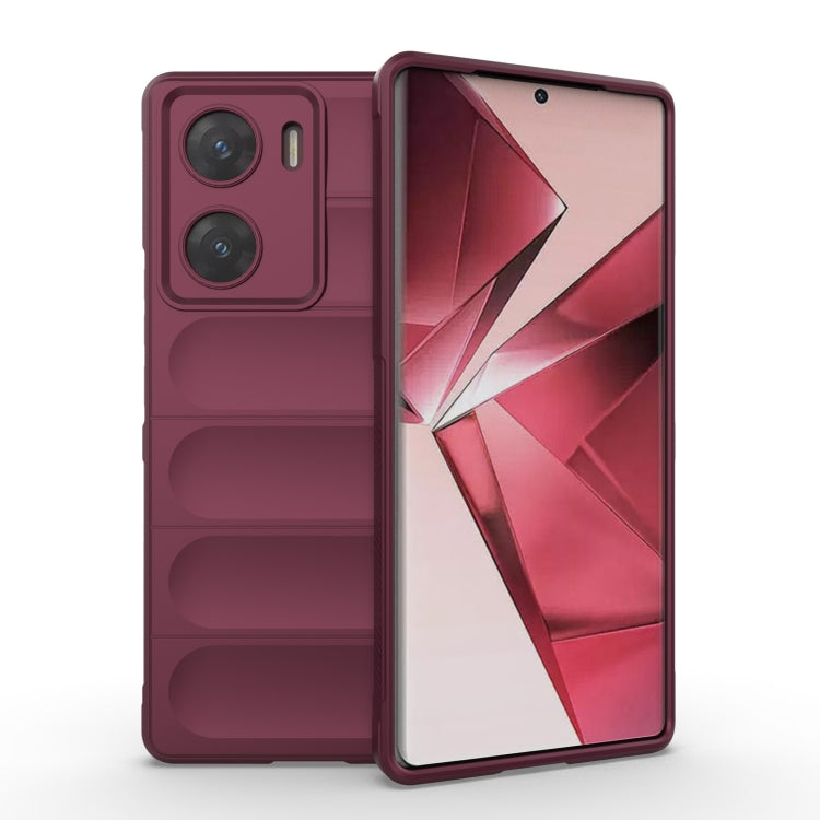 Magic Shield TPU + Flannel Phone Case, For vivo X100 5G, For vivo iQOO 12 Pro 5G, For vivo iQOO 12 5G, For vivo V29e 4G Global