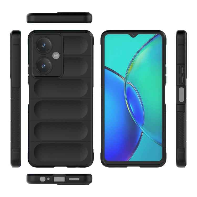 Magic Shield TPU + Flannel Phone Case, For vivo Y27 4G Global
