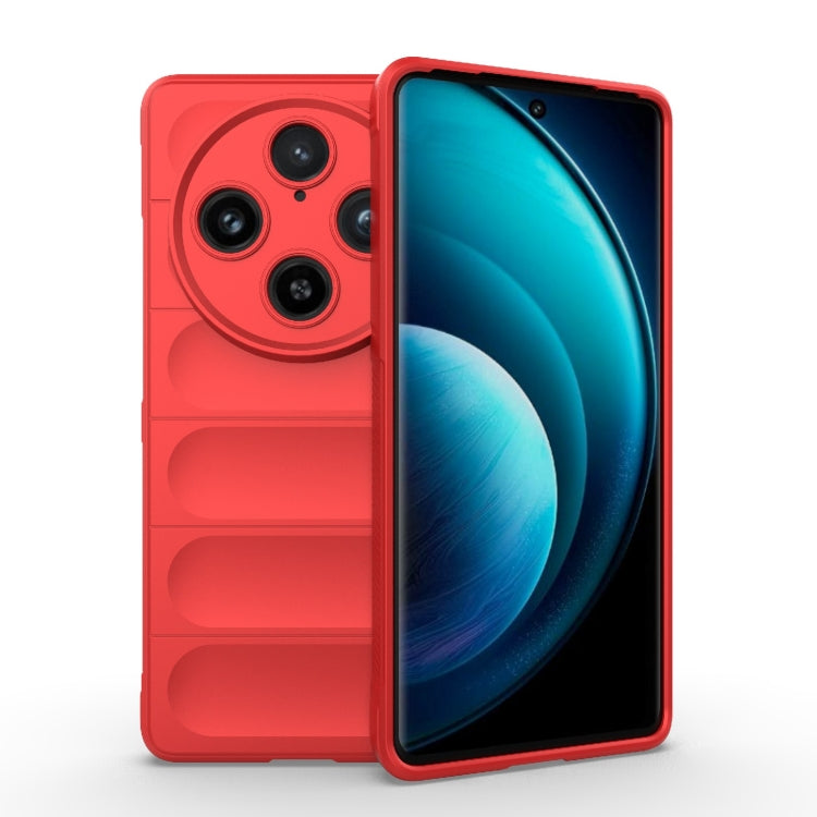 Magic Shield TPU + Flannel Phone Case, For vivo S18 5G, For vivo X100 Pro 5G, For vivo X100 5G, For vivo iQOO 12 Pro 5G