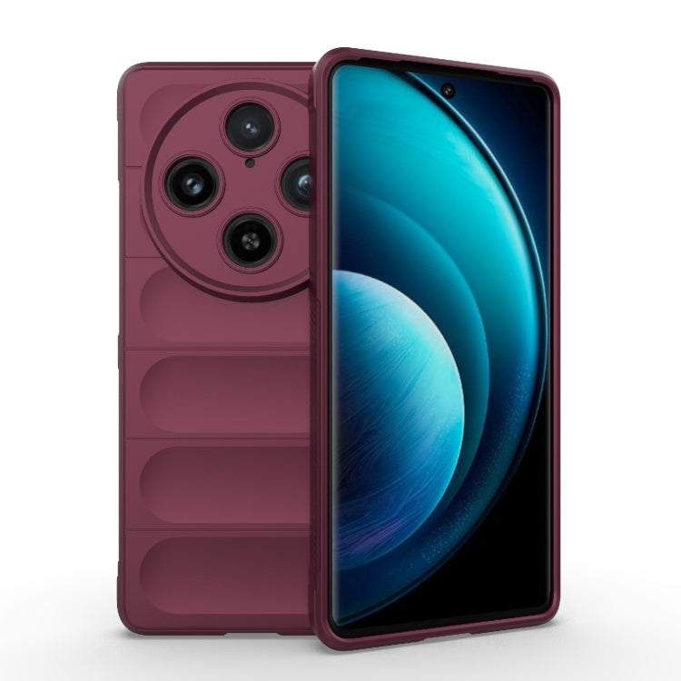 Magic Shield TPU + Flannel Phone Case, For vivo S18 5G, For vivo X100 Pro 5G, For vivo X100 5G, For vivo iQOO 12 Pro 5G