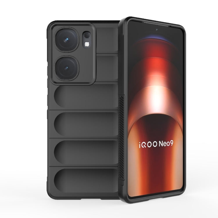 Magic Shield TPU + Flannel Phone Case, For vivo iQOO Z9 Turbo 5G, For vivo Y200E 5G Global / Y100 5G IDN, For vivo iQOO Neo9, For vivo S18E 5G