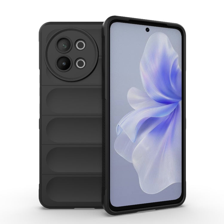 Magic Shield TPU + Flannel Phone Case, For vivo iQOO Z9 Turbo 5G, For vivo Y200E 5G Global / Y100 5G IDN, For vivo iQOO Neo9, For vivo S18E 5G