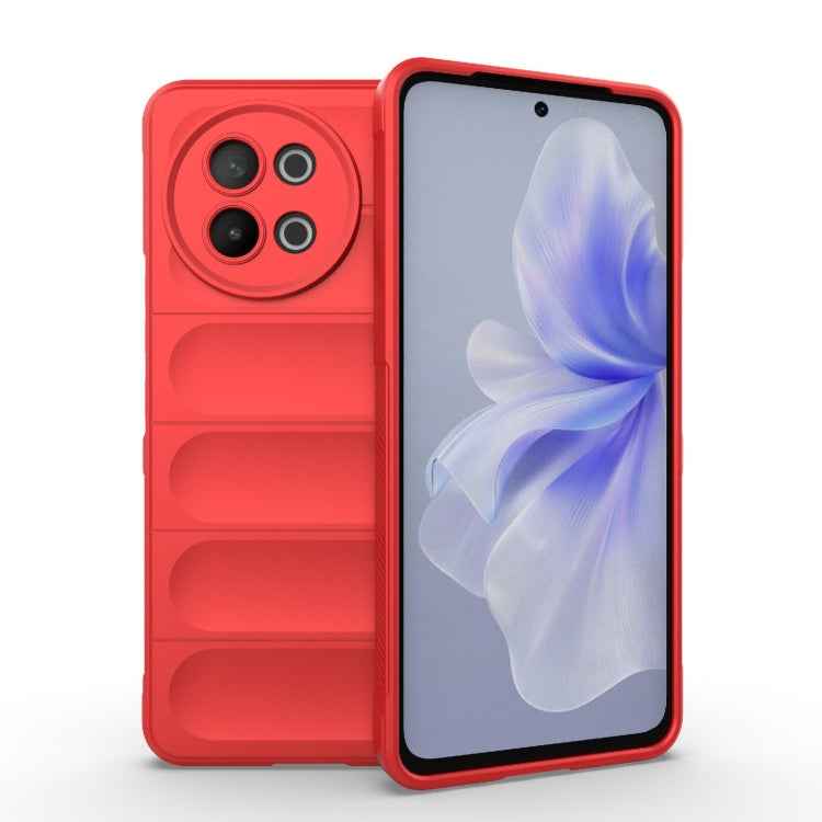 Magic Shield TPU + Flannel Phone Case, For vivo iQOO Z9 Turbo 5G, For vivo Y200E 5G Global / Y100 5G IDN, For vivo iQOO Neo9, For vivo S18E 5G