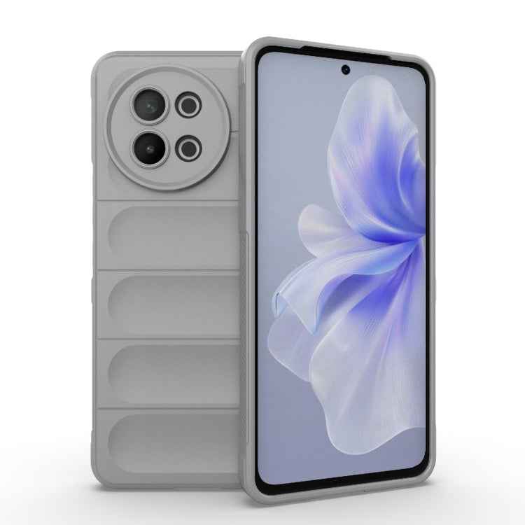 Magic Shield TPU + Flannel Phone Case, For vivo iQOO Z9 Turbo 5G, For vivo Y200E 5G Global / Y100 5G IDN, For vivo iQOO Neo9, For vivo S18E 5G