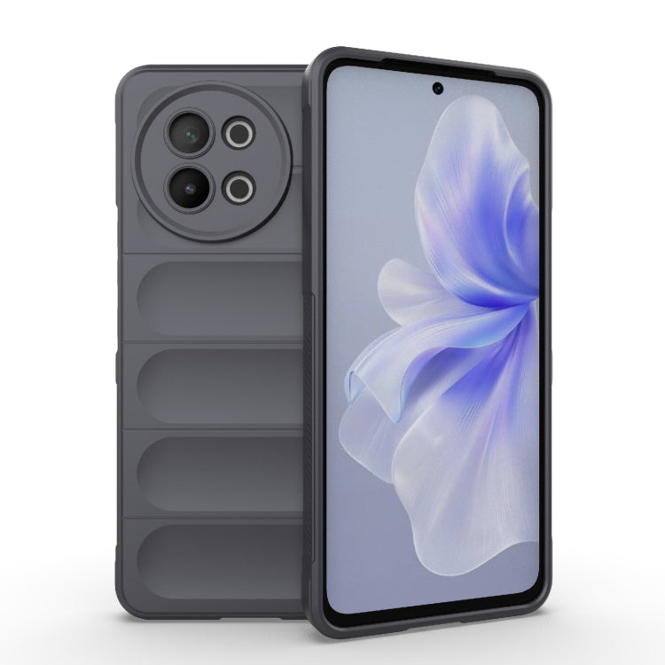 Magic Shield TPU + Flannel Phone Case, For vivo iQOO Z9 Turbo 5G, For vivo Y200E 5G Global / Y100 5G IDN, For vivo iQOO Neo9, For vivo S18E 5G