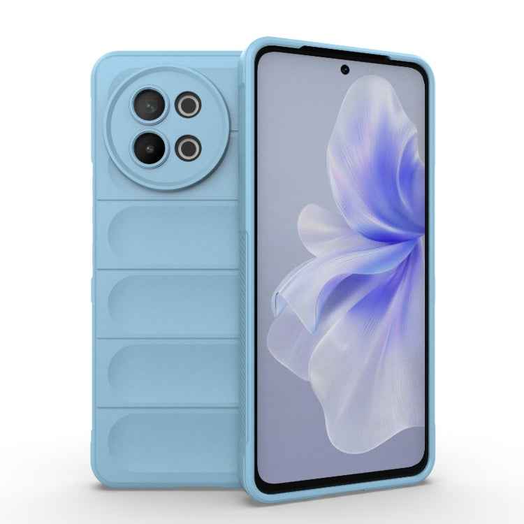 Magic Shield TPU + Flannel Phone Case, For vivo iQOO Z9 Turbo 5G, For vivo Y200E 5G Global / Y100 5G IDN, For vivo iQOO Neo9, For vivo S18E 5G