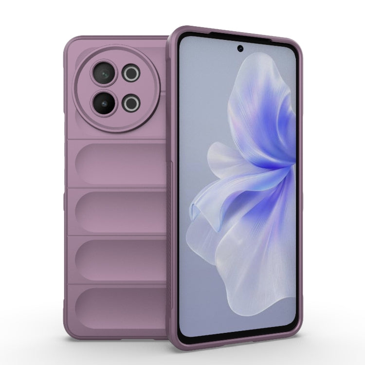 Magic Shield TPU + Flannel Phone Case, For vivo iQOO Z9 Turbo 5G, For vivo Y200E 5G Global / Y100 5G IDN, For vivo iQOO Neo9, For vivo S18E 5G
