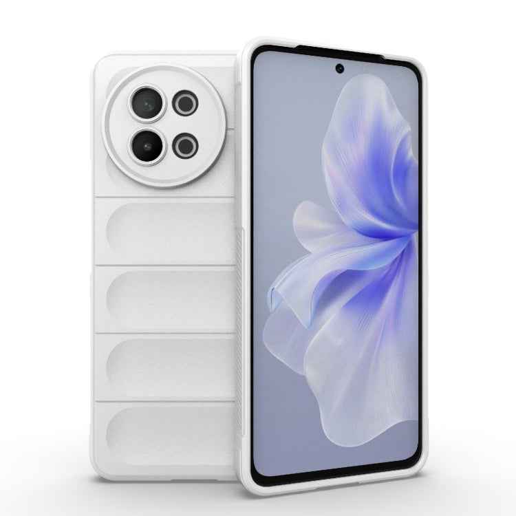 Magic Shield TPU + Flannel Phone Case, For vivo iQOO Z9 Turbo 5G, For vivo Y200E 5G Global / Y100 5G IDN, For vivo iQOO Neo9, For vivo S18E 5G