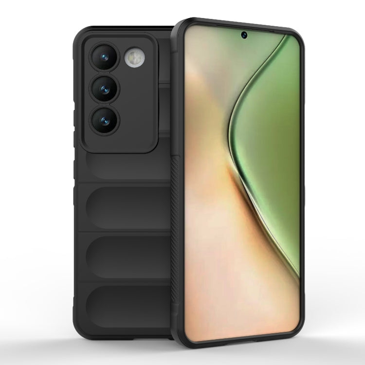 Magic Shield TPU + Flannel Phone Case, For vivo iQOO Z9 5G, For vivo iQOO Z9 Turbo 5G, For vivo Y200E 5G Global / Y100 5G IDN, For vivo iQOO Neo9