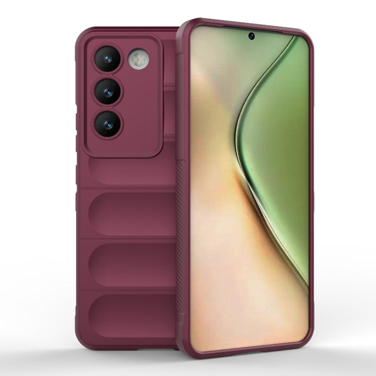Magic Shield TPU + Flannel Phone Case, For vivo iQOO Z9 Turbo 5G, For vivo Y200E 5G Global / Y100 5G IDN, For vivo iQOO Neo9, For vivo S18E 5G