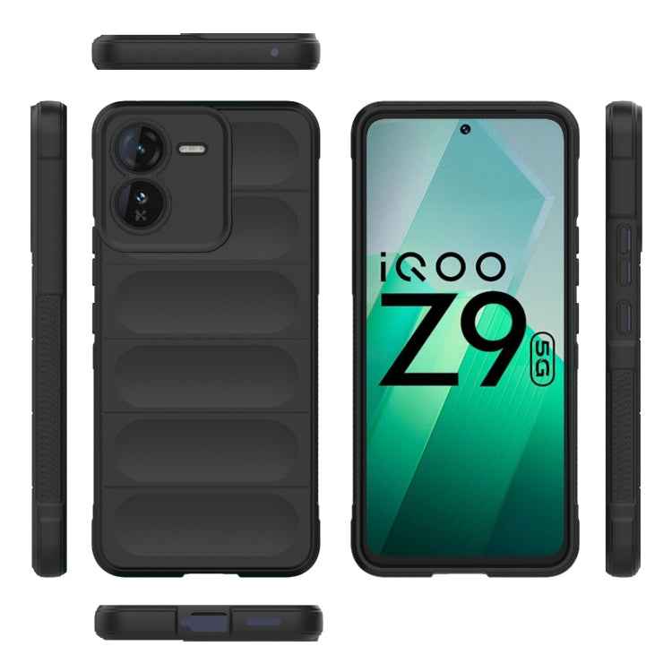 Magic Shield TPU + Flannel Phone Case, For vivo iQOO Z9 5G, For vivo iQOO Z9 Turbo 5G, For vivo Y200E 5G Global / Y100 5G IDN, For vivo iQOO Neo9