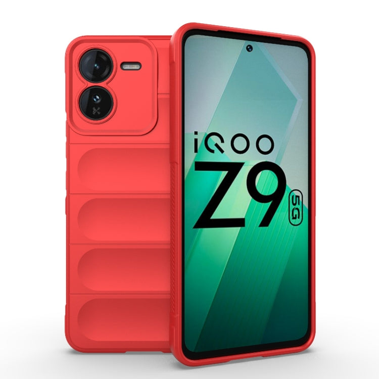 Magic Shield TPU + Flannel Phone Case, For vivo V30e 5G Global, For vivo iQOO Z9X 5G, For vivo T3X 5G Global, For vivo iQOO Z9 5G