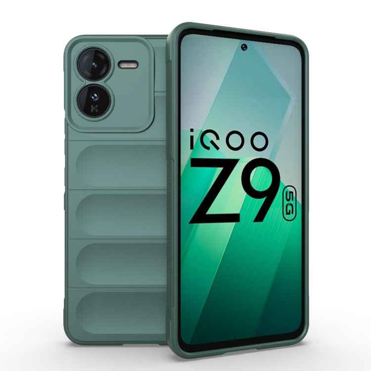Magic Shield TPU + Flannel Phone Case, For vivo iQOO Z9 5G, For vivo iQOO Z9 Turbo 5G, For vivo Y200E 5G Global / Y100 5G IDN, For vivo iQOO Neo9