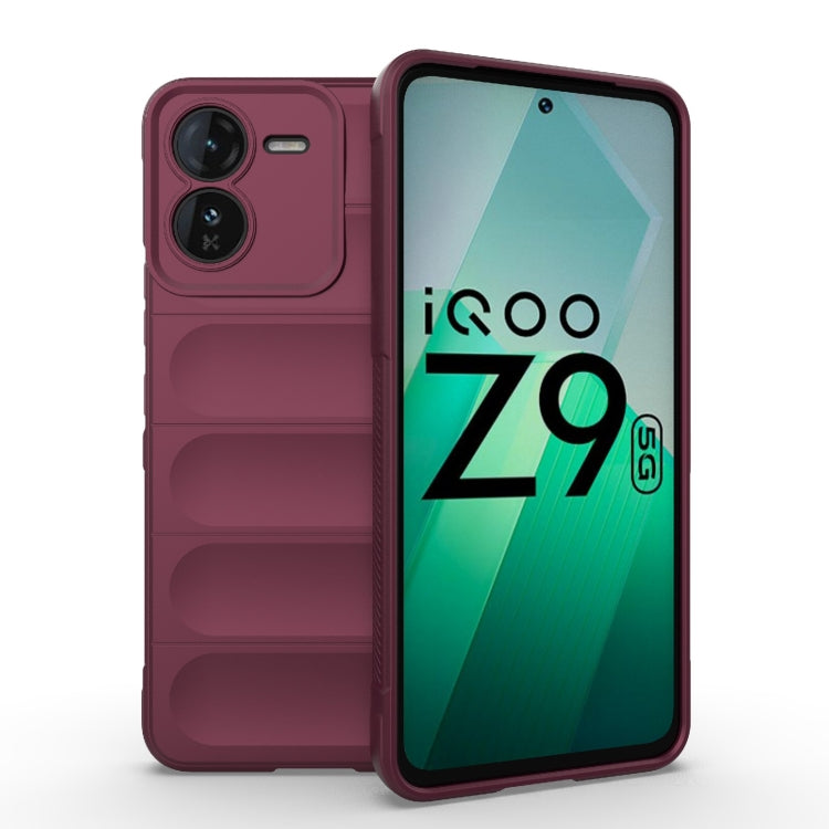 Magic Shield TPU + Flannel Phone Case, For vivo V30e 5G Global, For vivo iQOO Z9X 5G, For vivo T3X 5G Global, For vivo iQOO Z9 5G