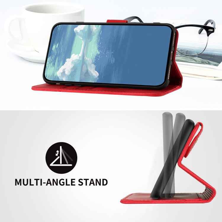 Line Pattern Skin Feel Leather Phone Case, For OPPO A79 5G