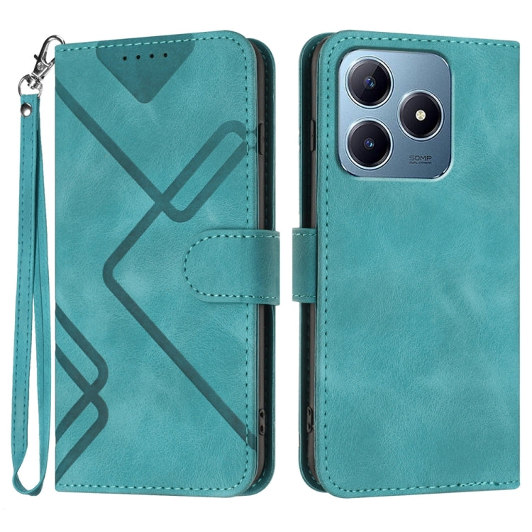 Line Pattern Skin Feel Leather Phone Case, For Realme GT7 Pro, For Realme 13 Pro / 13 Pro+ Global, For Realme GT 6 / GT 6T, For Realme C63 / C61 Global, For Realme 12 Lite / C67 4G Global, For Realme GT5 Pro, For Realme 10 Pro, For Realme 10 Pro+