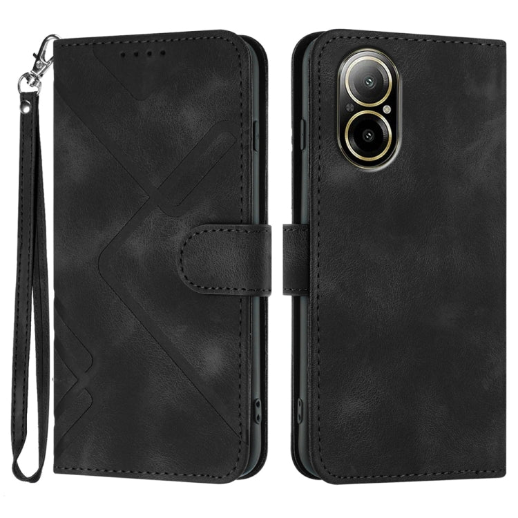 Line Pattern Skin Feel Leather Phone Case, For Realme GT7 Pro, For Realme 13 Pro / 13 Pro+ Global, For Realme GT 6 / GT 6T, For Realme C63 / C61 Global, For Realme 12 Lite / C67 4G Global, For Realme GT5 Pro, For Realme 10 Pro, For Realme 10 Pro+