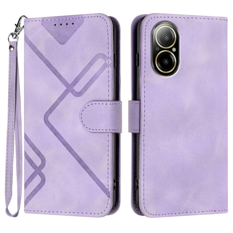 Line Pattern Skin Feel Leather Phone Case, For Realme GT7 Pro, For Realme 13 Pro / 13 Pro+ Global, For Realme GT 6 / GT 6T, For Realme C63 / C61 Global, For Realme 12 Lite / C67 4G Global, For Realme GT5 Pro, For Realme 10 Pro, For Realme 10 Pro+